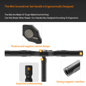66 in 1 Magnetic <b>Screwdriver</b> <b>Set</b> Ratchet With Storage Case, Portable Compact Repair Tool Kit MYJ Multipurpose <b>Screwdriver</b> Kit MY - Product Image 2