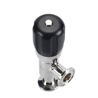 Mini soupape de sécurité en acier inoxydable 1/4 "filetage externe, soupape de surpression à ressort pour pipeline de compresseur d'air