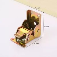 Charnières de support de table pliantes en métal à fermeture amortie et verrouillage automatique à 90 degrés, écologiques, pour appartement, cuisine, maison, bureau