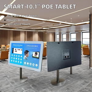 Sistema de reserva de sala de reuniones con pantalla táctil LCD POE todo en uno de montaje en pared de 10,1 pulgadas para programación inteligente de oficina y sala de conferencias - Product Image 5