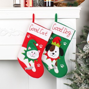 Chaussettes de Noël traditionnelles en feutre, écologiques, élégantes, personnalisables, fabriquées au Guangdong, décorations pour sapin de Noël - Product Image 1