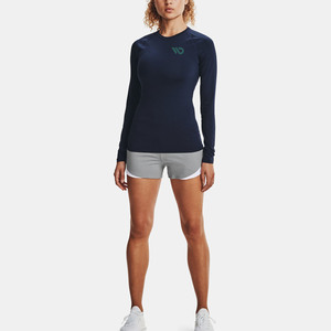 Camiseta de manga larga elástica en 4 direcciones transpirable superligera para <span class=keywords><strong>mujer</strong></span>, Camiseta deportiva de entrenamiento Yogo de ajuste de <span class=keywords><strong>segunda</strong></span> <span class=keywords><strong>piel</strong></span> - Product Image 6