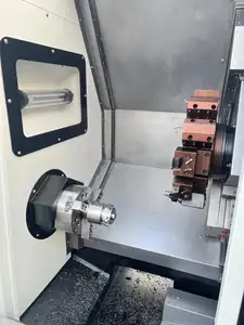 Torno çin Optimum torna makinesi eğimli yatak CNC torna yüksek hızlı çok fonksiyonlu