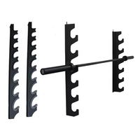 YG-CF01 Poids Support De Barre Mur Barbell Bar Rack Barre De Montage Mural Rack De Stockage De Plaque
