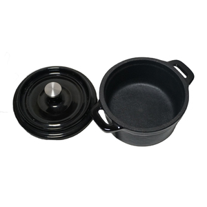 Casserole d'ustensiles de cuisine durable <span class=keywords><strong>en</strong></span> <span class=keywords><strong>fonte</strong></span> émaillée à double oreille conçue sur mesure pour la soupe et le ragoût à usage domestique - Product Image 5