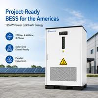 Armoire de stockage d'énergie solaire diesel LiFePO4 125 kW 241 kWh – Solution de projet pour la stabilisation des micro-réseaux sur sites utilitaire européens éloignés