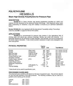 Materia Prima Plástica de Polietileno de Alta Densidad HDPE P6006 PE100 para Tuberías, Resina Virgen HDPE para Tuberías - Product Image 6