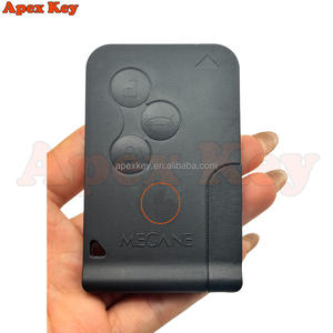 Coque de clé intelligente de remplacement à 3 boutons pour Renault Clio Logan Megane 2 3 Koleos Scenic, étui de clé télécommande à 3 boutons, petite clé - Product Image 5