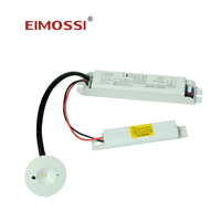 Projecteur d'urgence encastré au plafond 3W LED Lumière d'urgence vers le bas avec batterie de secours