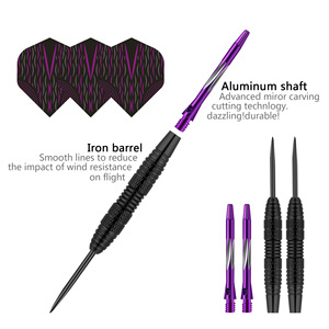 GOODARTS Ensemble de fléchettes personnalisées pour enfants, 24g, motif en maille, fléchettes décoratives avec boîte à fléchettes - Product Image 2