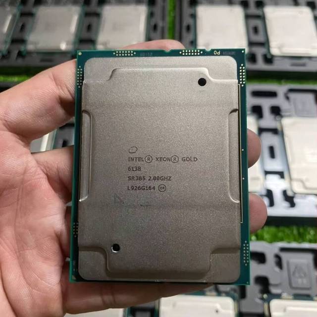 Xeon Gold 6138 20C/40T 2.0GHz 27.5MB L3 Cache 125W TDP CPU Server Processor