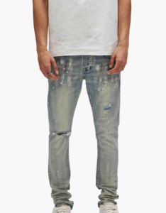 <span class=keywords><strong>Vaqueros</strong></span> desgastados vintage elásticos de diseñador de alta calidad para <span class=keywords><strong>hombre</strong></span>, <span class=keywords><strong>Vaqueros</strong></span> fáciles de estilizar para jóvenes o de uso diario - Product Image 2