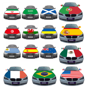 Funda para Capó de Coche con Bandera, Decoración para Bodas, Funda para Capó con Impresión por Sublimación 120x150cm, Bandera Personalizada para Capó de Coche 'Acabamos de Casarnos' - Product Image 6