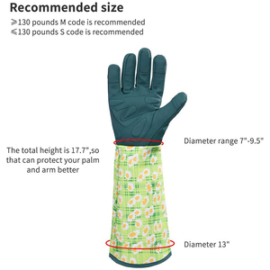 <span class=keywords><strong>Gants</strong></span> de protection populaires personnalisés à manches longues <span class=keywords><strong>pour</strong></span> femmes, <span class=keywords><strong>pour</strong></span> la taille des <span class=keywords><strong>rosiers</strong></span> et le jardinage en extérieur - Product Image 3