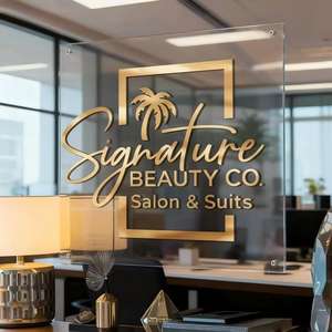 Letras Decorativas para Pared de Casa, Logotipo Comercial Personalizado, Letras 3D Acrílicas Doradas para Pared Interior, Letrero Adhesivo para Salón de Uñas - Product Image 5