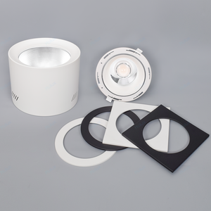 Downlight LED de 35W y 8 <span class=keywords><strong>Pulgadas</strong></span>, 3CCT, IP64, IK06, UGR<19, Empotrable/Superficie, Recorte de 195-210mm, CE, CB, ERP, RoHS, Holux, IES, LDT - Product Image 3