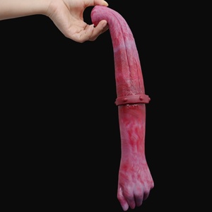Hot Sale Double Head <b>Dildo</b> Fist Sex Toy LGBT Double Penetration Silicone Sex Toy Monster <b>Dildo</b> for Women - Product Image 1
