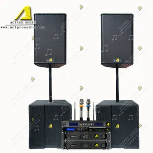 PS15 15英寸扬声器箱15英寸dj扬声器设备18英寸低音dj音箱卡拉ok机环绕音响系统