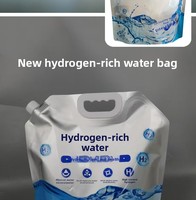 Pochette d'emballage liquide à fond plat, personnalisée, imprimée, avec bec verseur, refermable, de qualité alimentaire, en matériau recyclé, pour jus et boissons