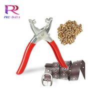 Meilleures ventes Jeu de pinces à œillets 4mm-Outil de poinçonnage à œillets avec œillets en métal gratuits