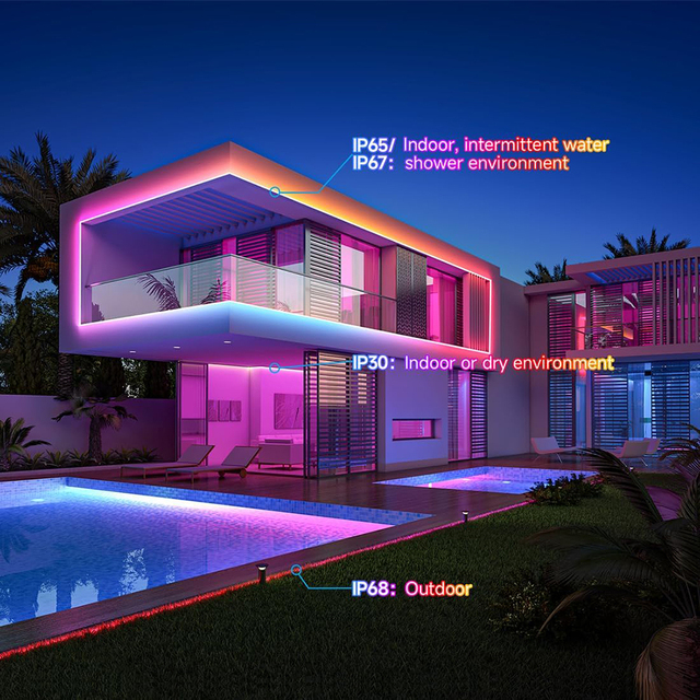 EU US Standard Addressable Digital Programmable Flexible Led Strip Pixel Led Rgb 12V Ws2811