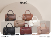 QAZA Sac à Main 2-en-1 en Cuir PU, Sac Fourre-Tout de Luxe pour Femme, Sac Bandoulière pour Affaires, Quotidien et Voyage