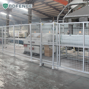 Clôture de sécurité mobile en profilé d'aluminium anodisé pour atelier, équipement de clôture industrielle épaissie sur mesure, clôtures d'isolation de zone - Product Image 4