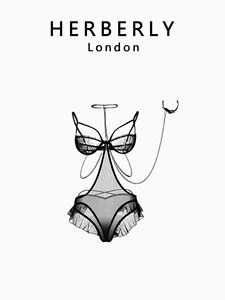Conjunto de lencería sexy HERBERLY Bound Swan para mujer, diseño ODM con aberturas, realce de busto pequeño, estilo puro y seductor. - Product Image 1