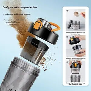 เครื่องปั่นแบบพกพา Tritan USB ทนความร้อน ชาร์จไฟได้ ความจุ 650 มล. อเนกประสงค์ สำหรับโปรตีนผง ใช้ในครัวเรือน - Product Image 2