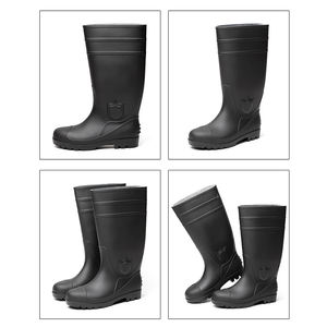 รองเท้าบูทยางกันน้ำ <span class=keywords><strong>PVC</strong></span> สำหรับงานอุตสาหกรรม หัวเหล็ก ป้องกันอันตราย ขายส่ง สำหรับผู้ชาย จากผู้ผลิต - Product Image 4