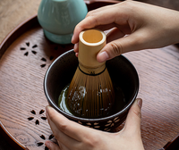Kit de fouet traditionnel en bambou, fait à la main, écologique, japon