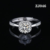 Vente en gros Madonna Fashion Bagues en diamant de laboratoire en or 18 carats 1ct IGI pour femmes, fiançailles de luxe