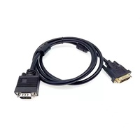 DVI 24 + 5 kabel adaptor konversi ke Vga, kabel adaptor lapisan emas 19 Pin atau 24 Pin DVI ke kabel VGA