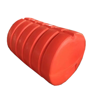 Orange Diamètre 500*900mm Cylindre Bouée Surface Plate Ponton Barrière Flottante Culture De L'eau En Plastique Ponton Tuyau Flotteurs - Product Image 5