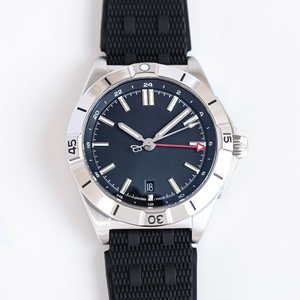 Reloj <span class=keywords><strong>GMT</strong></span> de Lujo ZF Avenger Automático <span class=keywords><strong>GMT</strong></span> 44 Cal.2836, Esfera Azul, Correa de Goma, Manecilla <span class=keywords><strong>GMT</strong></span> Roja para EE. UU. - Product Image 2