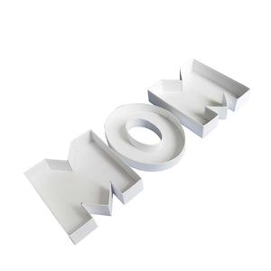 กล่องของขวัญรูปตัวอักษร MAMA แบบเติมได้ รูปดอกไม้สตรอว์เบอร์รี่ ทำจากกระดาษแข็ง สำหรับวันแม่ - Product Image 5