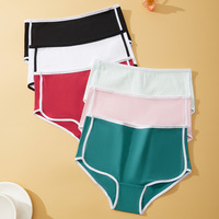 Culottes Sportives en Coton pour Femmes avec Bordures Contrastantes – Vente en Gros Usine – Sous-vêtements Respirants pour Dames – Lingerie Féminine Personnalisable avec Logo