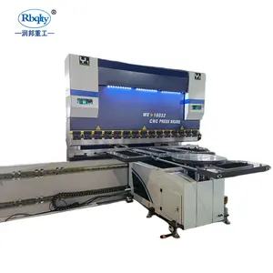Hydraulic Press Brake Machine Bending Machine For Sale With DA53T with automatic feed table
