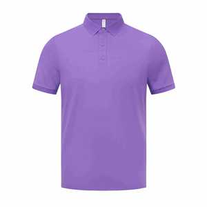 Promotional Polo Shirt Cotton <b>Blend</b> Short Sleeve Breathable Summer Uniform Loose Fit Customizable With Logo Lettering Design - Product Image 3