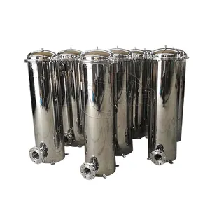 Stainless steel 304 kantong tunggal mesin Filter katrij polimer kimia perumahan penyaring Potion penyaringan Multibag Filter