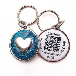 Оптовая продажа, высокое качество, низкий минимальный заказ, <span class=keywords><strong>QR</strong></span>-Код NFC, смарт-бирка для домашних животных, бирка для собак