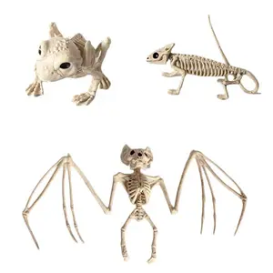 Halloween Funny Decoration Spoof Reality Bat Skeleton Halloween Simulation Decorative Skeleton