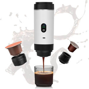 Cafetera Espresso Portátil de 20 Bares, Cafetera Eléctrica de Viaje para Coche, Camping, Senderismo, Compatible con Cápsulas y Café Molido - Product Image 1