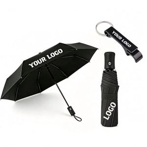Parapluie personnalisé avec logo imprimé pour événement promotionnel, cadeau d'entreprise, vente en gros, parapluies portables - Product Image 1