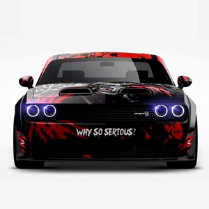Vinilo Autoadhesivo NIKO con Diseño Personalizado de 1.52*20m para Envolver Completamente el Vehículo, Película PPF Autoregenerable con Canales de Aire Impresos - Product Image 2