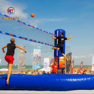 Vente chaude : Jeu aquatique vert pour sauter, autres produits <span class=keywords><strong>de</strong></span> parc d'attractions, terrain <span class=keywords><strong>de</strong></span> volley-ball sur trampoline pour <span class=keywords><strong>lac</strong></span>/mer pour le plaisir. - Product Image 4