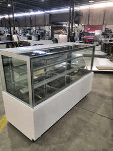 Gâteau d'anniversaire Sandwich Affichage Réfrigérateur Vitrine Patisserie Boutique Air Refroidissement Porte En Verre Équipement De Boulangerie pour <span class=keywords><strong>Magasin</strong></span> - Product Image 2