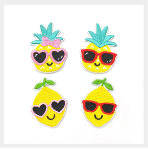 Bán Buôn Dễ Thương Và Vui Vẻ 3D Chenille Thêu Các Bản Vá Lỗi DIY Trẻ Em Trang Trí Chanh Vá Thêu Phim Hoạt Hình Trái Cây Các Bản Vá Lỗi - Product Image 2