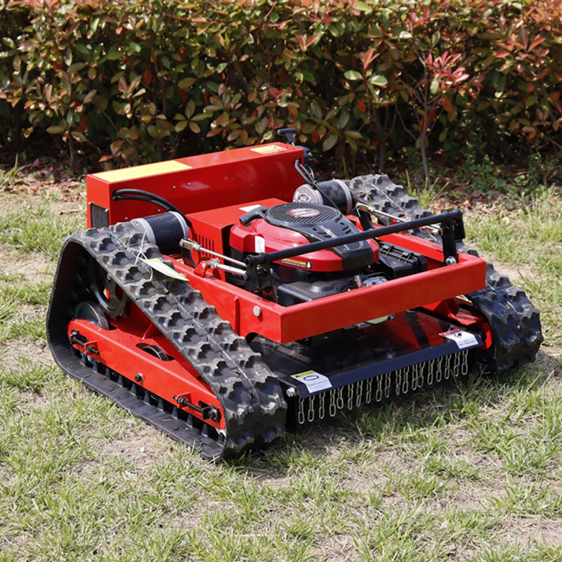 Panas!! Mesin Pemotong Rumput Desain Baru Robot Remote Control Mesin Pemotong Rumput Kapasitas Nirkabel Jenis Baterai