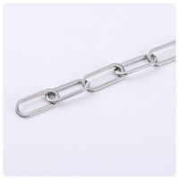 Yiwu Aceon acier inoxydable épais Long ovale lien trombone divers connecter conception bricolage balancent charme grand espace longue chaîne à maillons